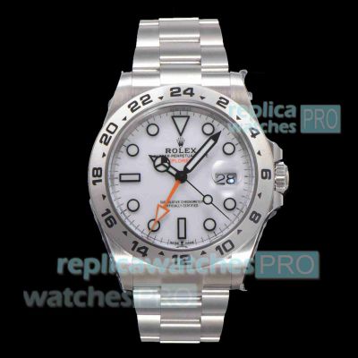 N+ Factory Super Clone Rolex Explorer II 42mm White Face 3285 Watch